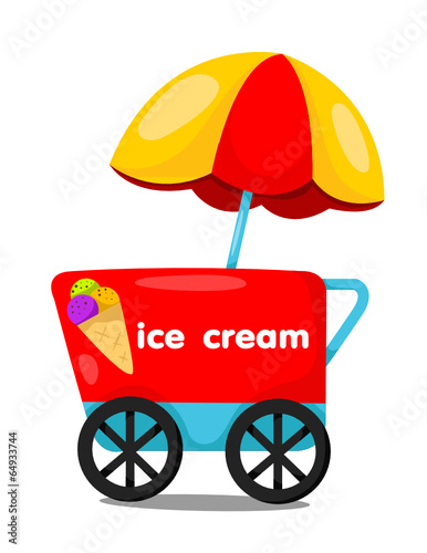 Ice cream cart shop