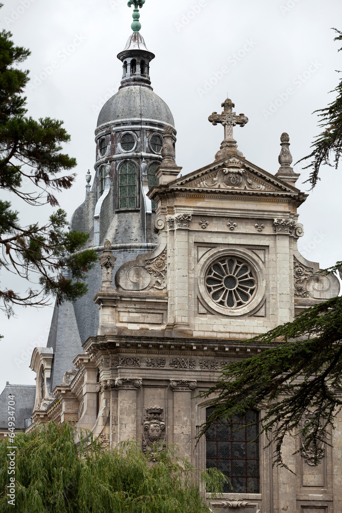 St. Vincent Church in Blois. Loire Valley France