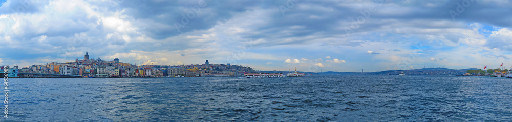 ISTANBUL, TURKEY- CIRCA APRIL 2014: View from the region Sultana