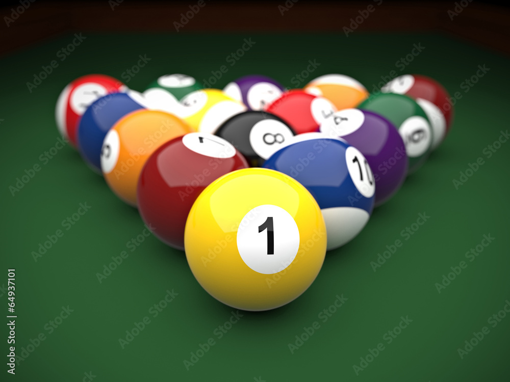 pool balls