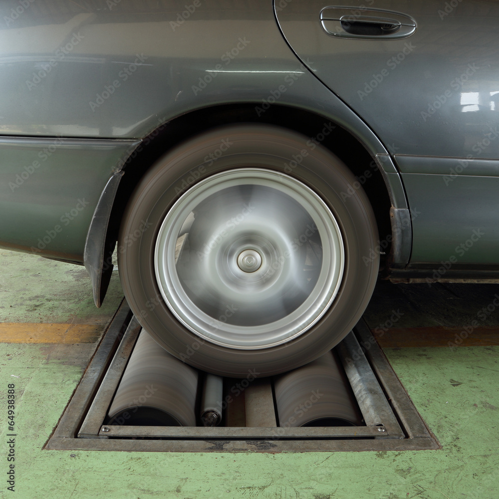 brake testing system of car brake testing system of car