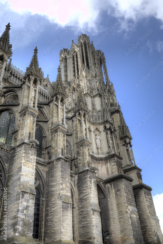 Notre-Dame de Reims Cathedral. Reims, France