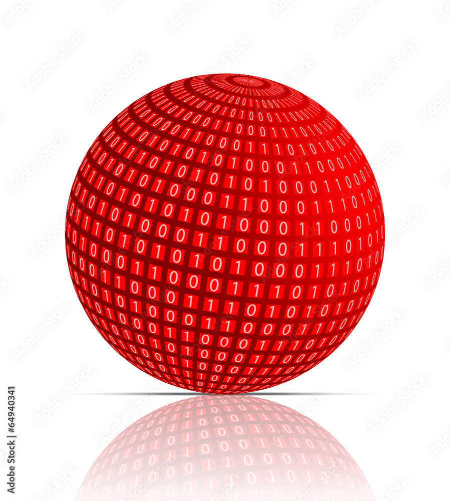 Illustration of Spherical binary code Illustration of Spherical binary code