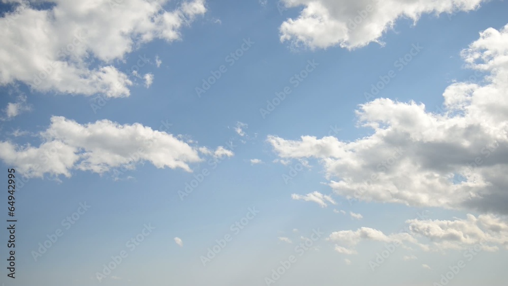 Moving clouds on blue sky. Moving clouds on blue sky.