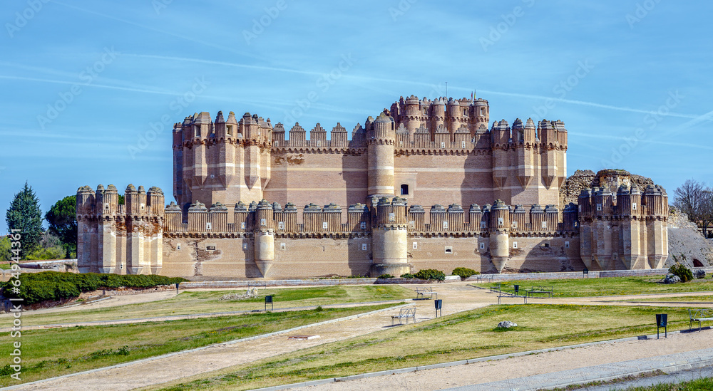 Coca Castle, Castillo de Coca in Segovia province Coca Castle, Castillo de Coca in Segovia province