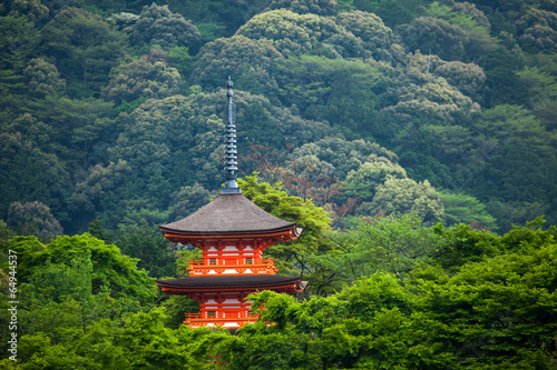 Three-storied pagoda,Taisan-ji Temple,Kiyomizu-dera Temple,Kyoto