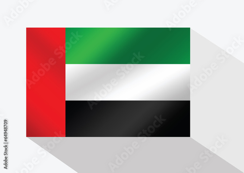 the United Arab Emirates flag UAE