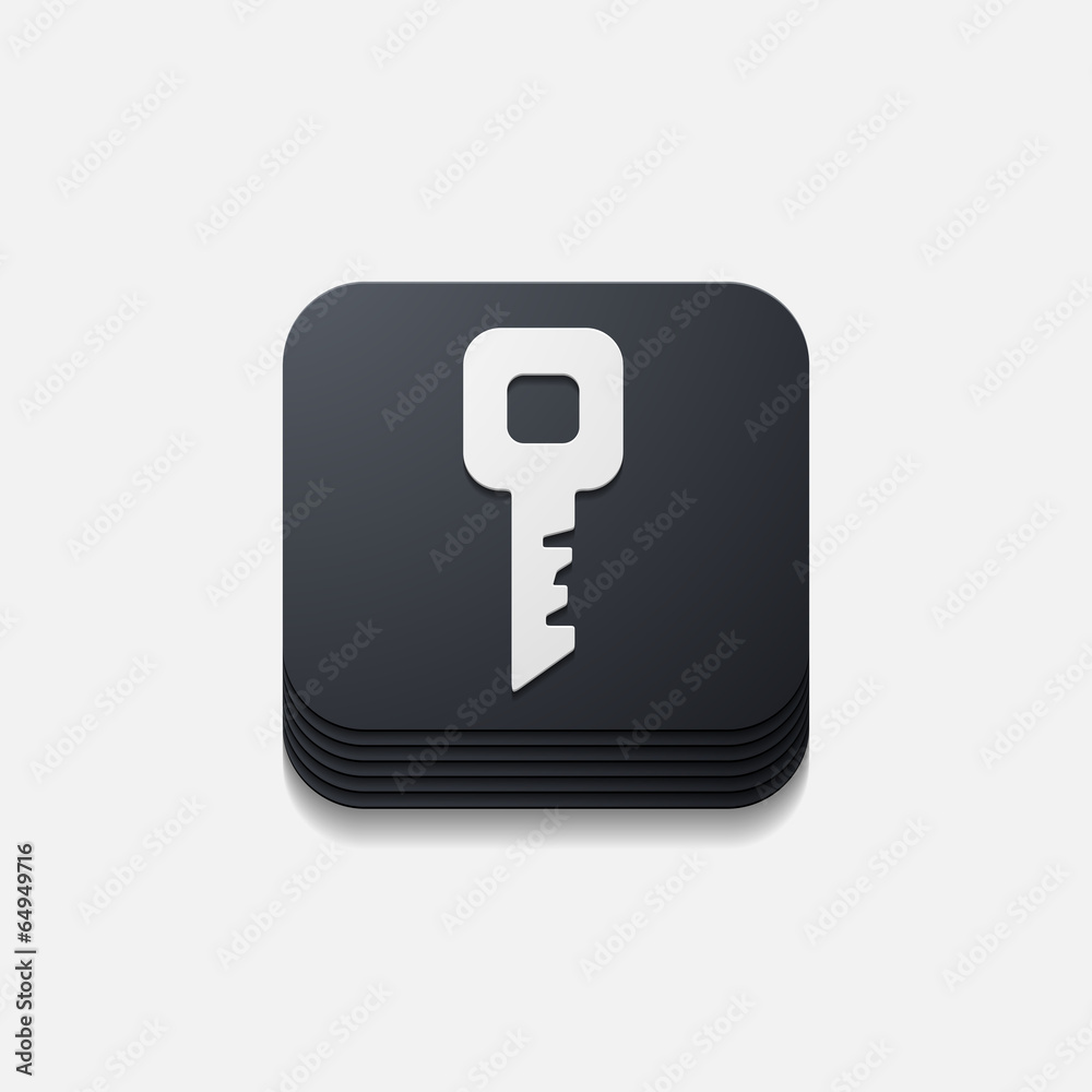 square button: key square button: key