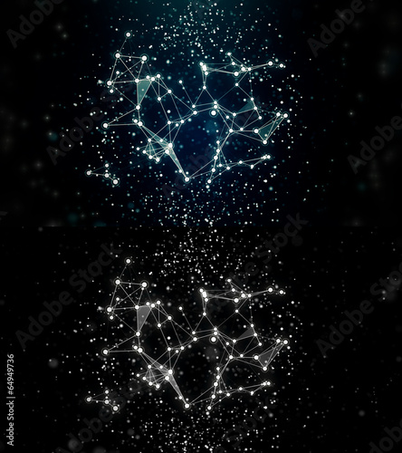 Abstract Stars Constellation #64949736