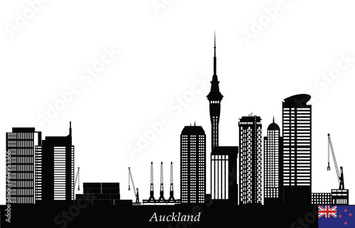 auckland city skyline