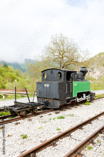 steam locomotive, Dobrun, Bosnia and Hercegovina