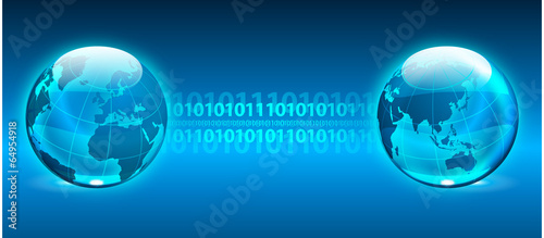 mondo connessione, dati, rete, internet