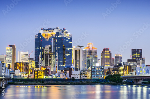 Osaka  Japan cityscape