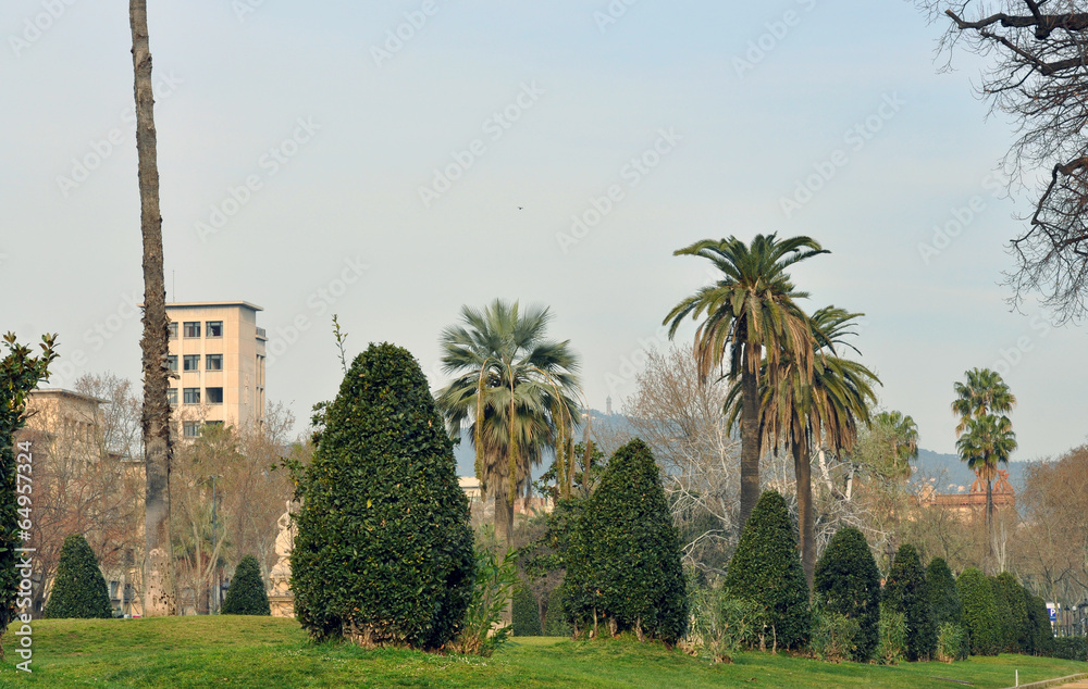 The Parc de la Ciutadella in Barcelona