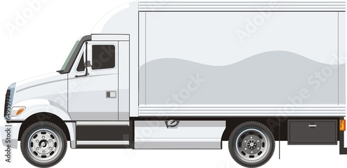 lorry with box