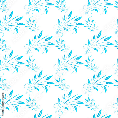 Hand drawing floral background