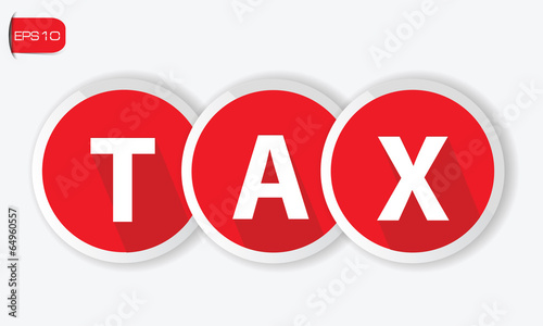 Tax symbol,vector