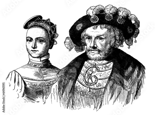 Pair - Couple - Renaissance : 16th century