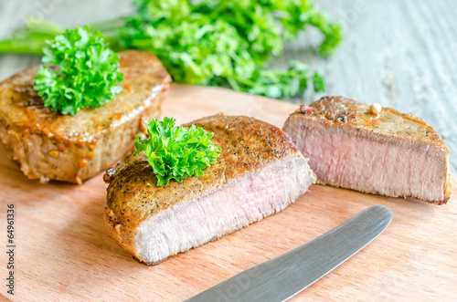 Beef Steak - cross section