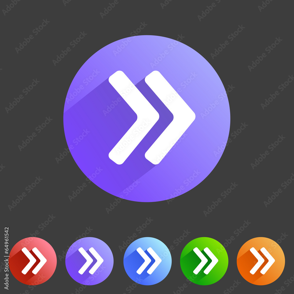 Flat arrow icons Flat arrow icons