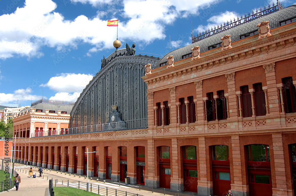 Fototapeta premium Atocha Railway Station in Madrid