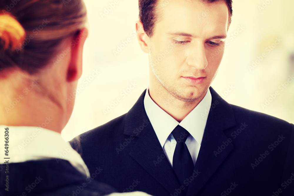 Young attractive business people Young attractive business people