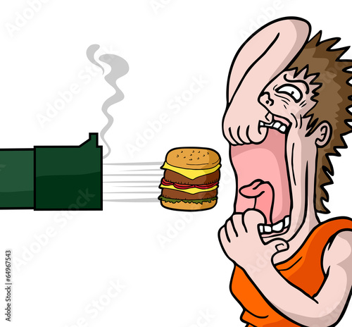 Eat burger
