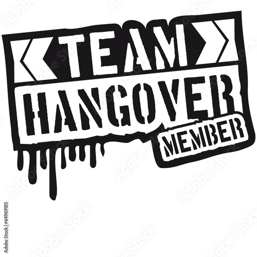 Cool Team Hangover Member Stempel