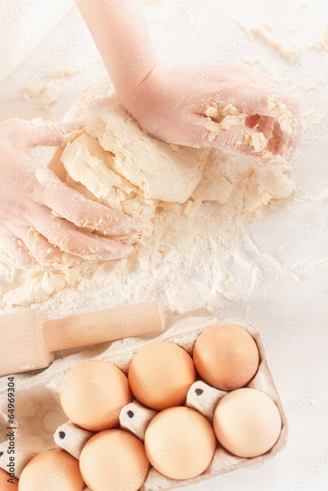 Making dough Making dough