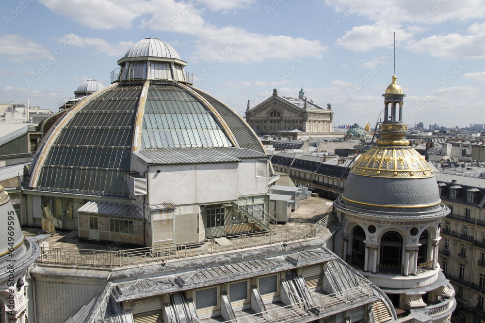 Toit des Galeries Lafayette à Paris Toit des Galeries Lafayette à Paris