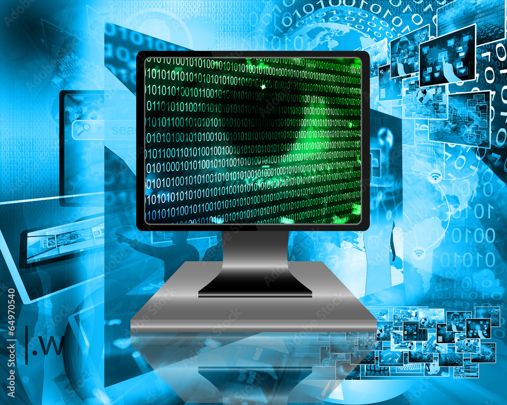 Fototapeta premium The eye of the Internet