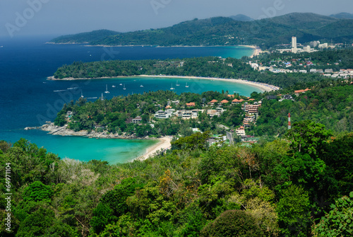 Bird eye view of Phuket, Thailand