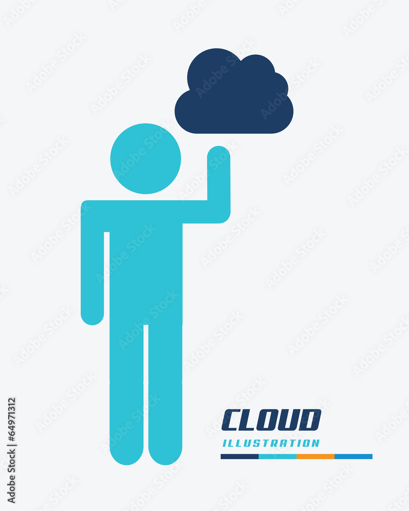 Fototapeta premium Human icon design