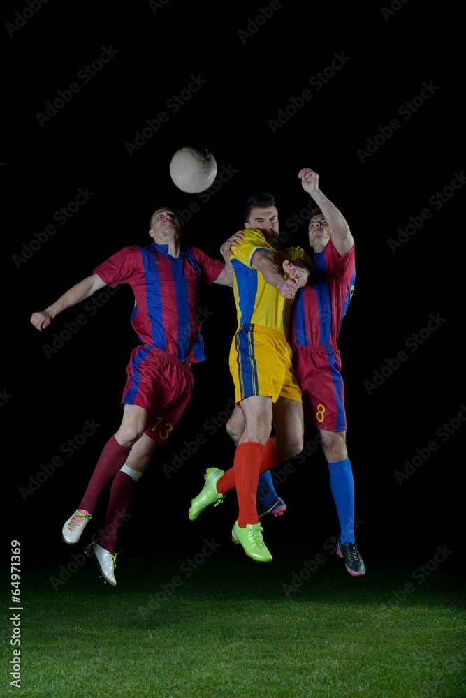 Naklejka premium soccer player