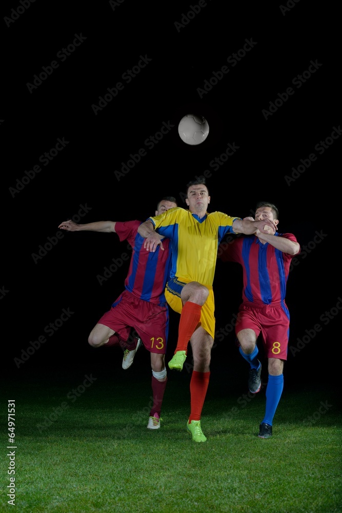 Naklejka premium soccer player