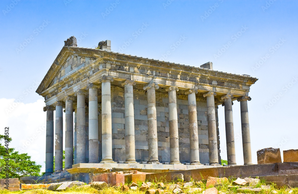 Fototapeta premium Antique temple in Garni, Armenia