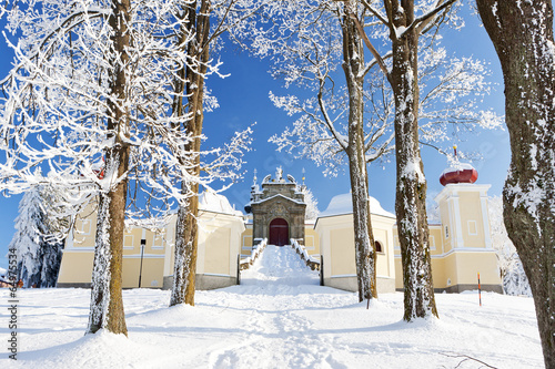 Mountain of Mother of God, Kraliky Monastery, Czech Republic photo