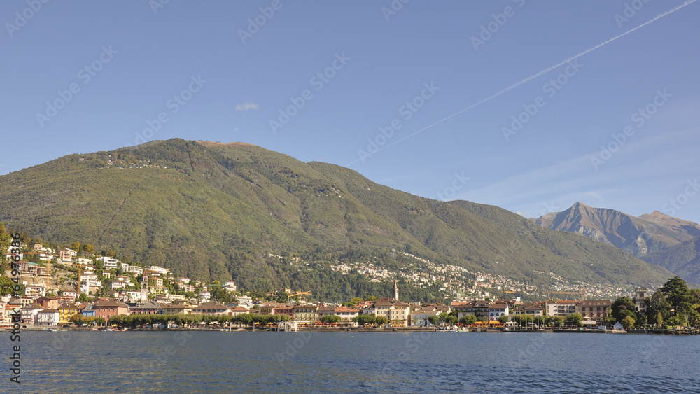 Ascona, Altstadt, Ufer, Herbstferien, Tessin, Schweiz