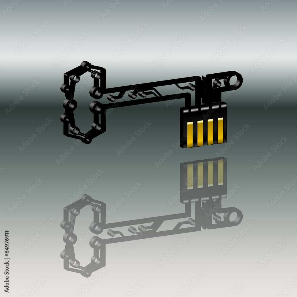 Schluesseltechnologie 3d Schluesseltechnologie 3d