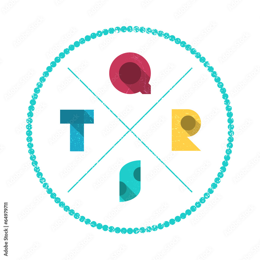 Grunge Simple Abstract Colorful Alphabet Grunge Simple Abstract Colorful Alphabet