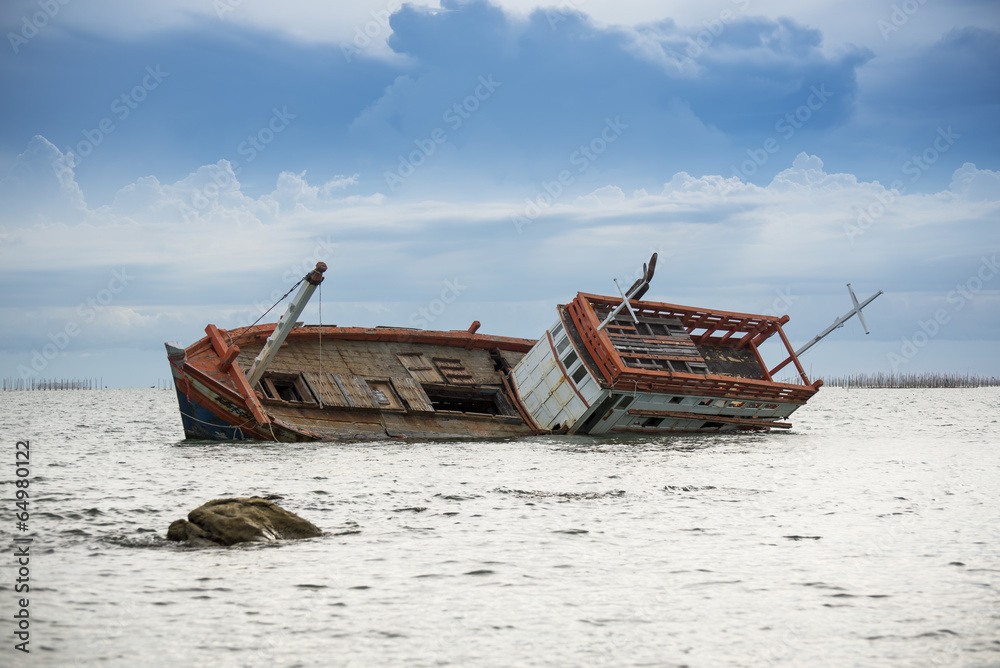 Boat capsized