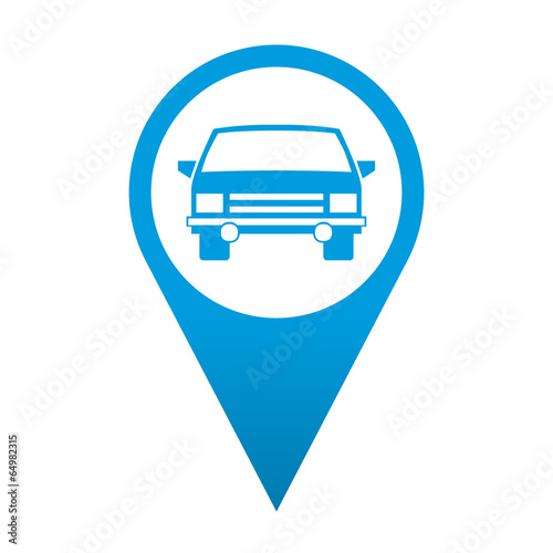 Icono localizacion simbolo automovil