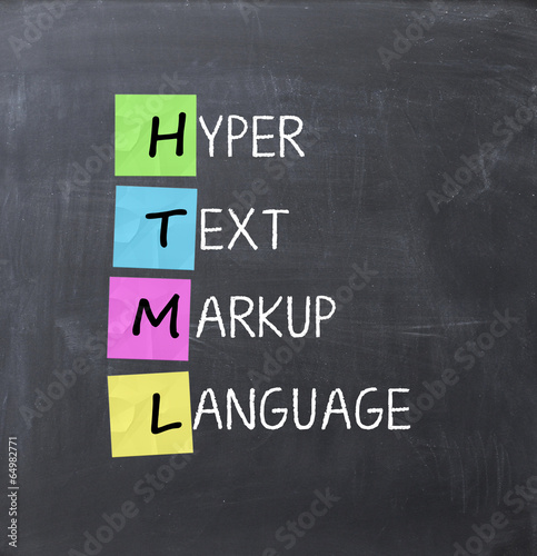 hyper text markup language  or html