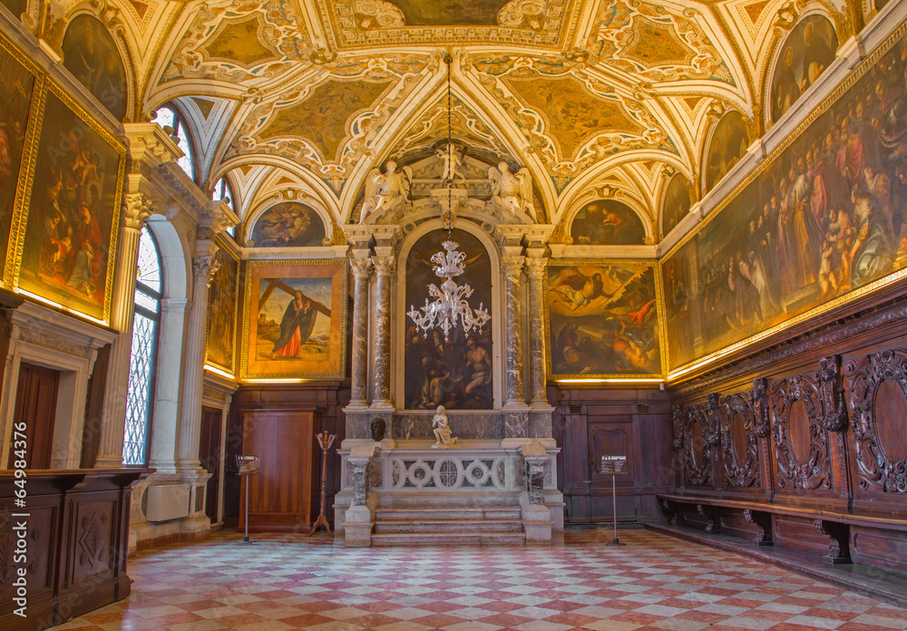 Bolovna - Sacristy of baroque church San Michele