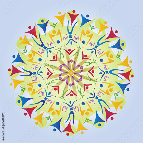 Mandala Icones Corps / Silhouettes / Figures