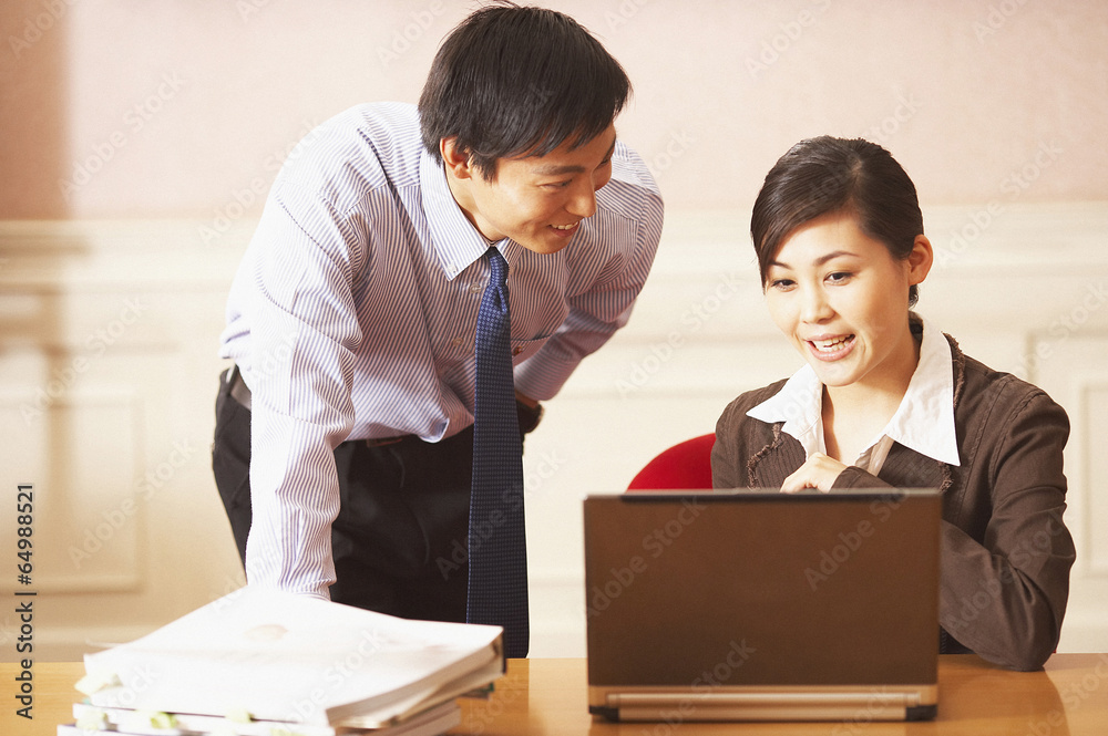 The image of business person in Asia