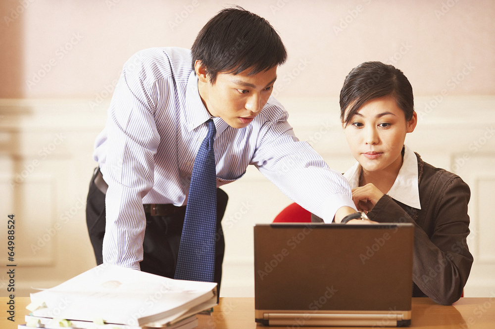 The image of business person in Asia The image of business person in Asia