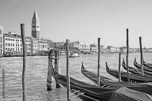 Venice - Canal grande and gondolas and bell tower © Renáta Sedmáková