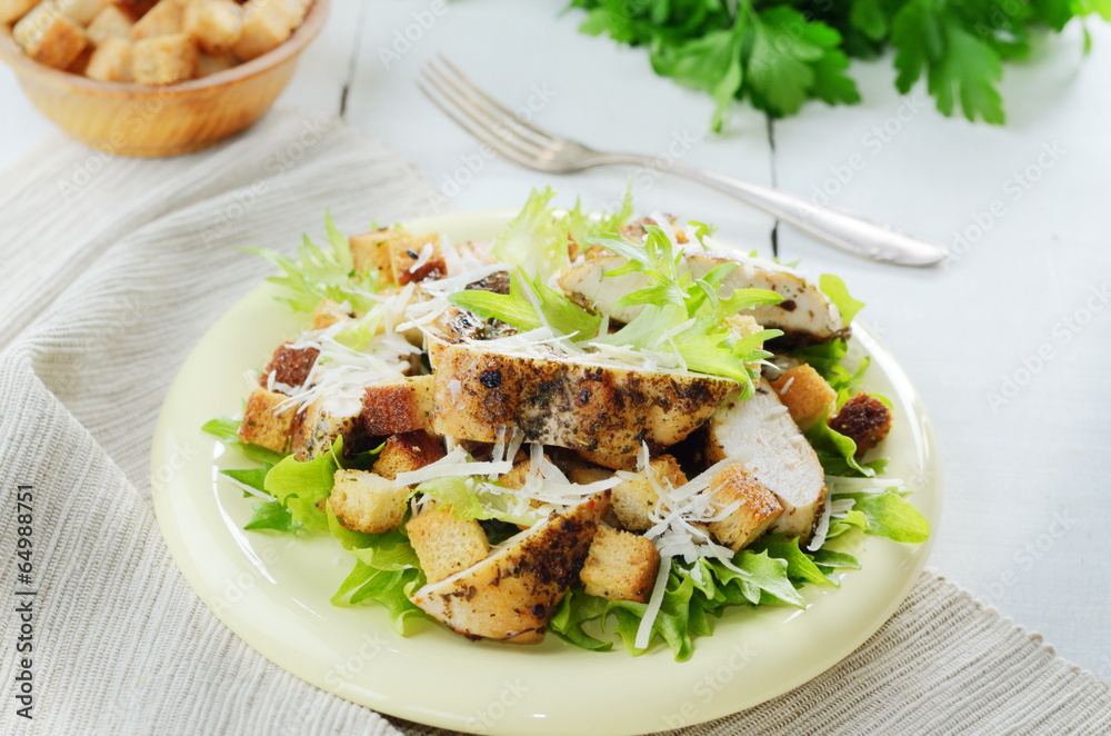 Caesar chicken salad Caesar chicken salad