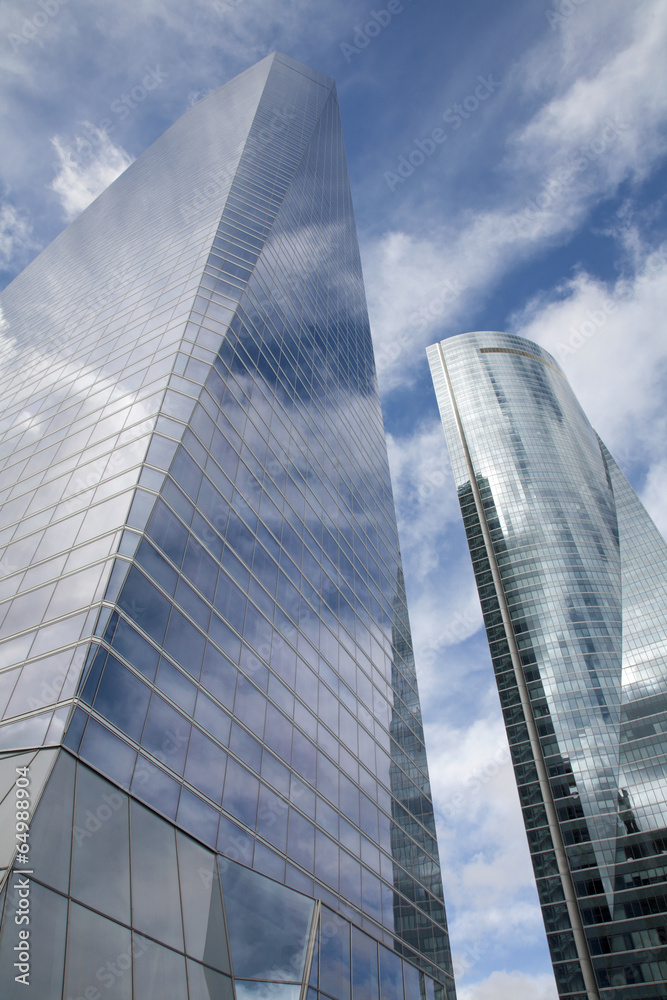 Obraz premium Madrid - Skyscraper Torre de Cristal by Cesar Pelli